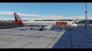 GUARULHOS X MONTEVIDEO  AIRBUS 321 by Toliss msfs2020 xp12 amazing toliss pmdg msfs [upl. by Alysa]