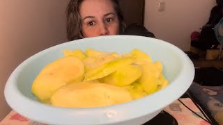 ASMR comiendo mango [upl. by Akinert]