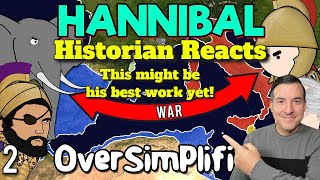 The Second Punic War  OverSimplified Part 2 Reaction [upl. by Nobel]