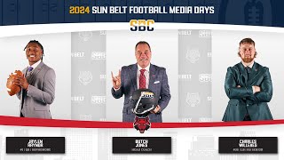 Arkansas State — 2024 Sun Belt Football Media Days [upl. by Neliak]