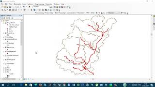 Running HECHMS Model and data preparation watershed [upl. by Annabal]