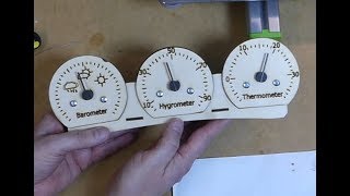 Building a digital analog weather station with an Arduino [upl. by Anaihk]