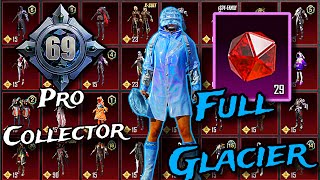 💥PUBG MOBILE Pro Collector 69lvl 😮 full Glacieri ავაწყე 😮🥶 [upl. by Enyawd]