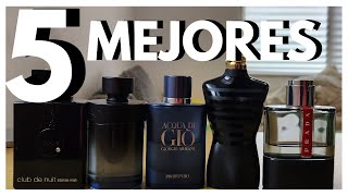 LOS 5 MEJORES PERFUMES HOMBRE DEL 2024 [upl. by Aralk]