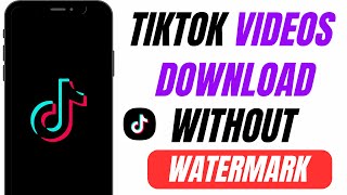 Download TikTok Videos Without Watermark in Seconds – 2024 Trick [upl. by Anahsal]