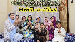 Hum Sab Mehfil e Milad Me Gaye😇  Anmol Ne First Time Naat Parhi🤲  Milad K Baad Sab Kaha Gye [upl. by Adnesor]