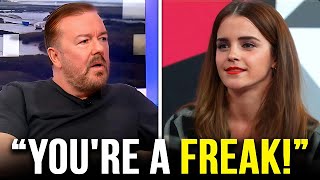 Ricky Gervais DESTROYS woke culture in front of Hollywood [upl. by Ylera603]