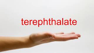 How to Pronounce terephthalate  American English [upl. by Noelani168]