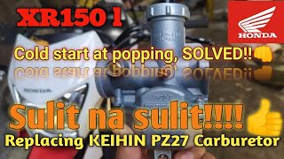 Carburetor Replacement Keihin PZ27 [upl. by Altaf213]