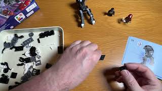 LEGO 76276 Marvel Venom Mech Armor vs Miles Morales Opening and Building  lego marvel [upl. by Leuqer]