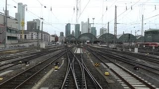 Führerstandsmitfahrt von Mainz Hbf nach Frankfurt Hbf  BR 143  DB Deutsche Bundesbahn Nr 14 [upl. by Notsreik]