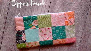 Easy Sewing Projects Zipper Pouch Tutorial [upl. by Idna]