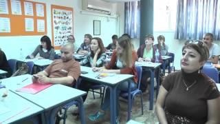 ulpan haifa aba hushi hebrew lesson 1 [upl. by Palestine56]