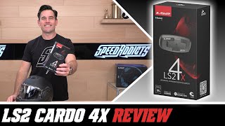 LS2 Cardo 4X Bluetooth Headset Review at SpeedAddictscom [upl. by Nainatrad]