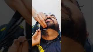 Beard line trendingshorts beard salon reels viral [upl. by Bussy450]