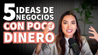 5 IDEAS DE NEGOCIO MUY RENTABLES 💰 ¡CON POCO DINERO  Tati Uribe [upl. by Seftton968]