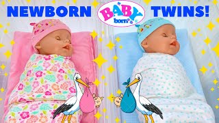 💖💙Baby Born Twins Compilation💖💙 Twin Newborns Come Home From The Hospital  Morning Routine☀️ [upl. by Bank]