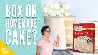 How To Make A Box Cake Taste Homemade [upl. by Nilson]