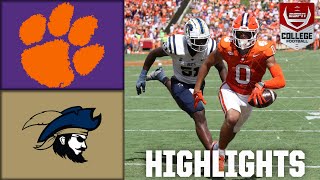 Clemson BOUNCES BACK 🙌 Clemson Tigers vs Charleston Southern Buccaneers  Full Game Highlights [upl. by Bunny195]