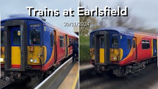 Metro Mayhem  Trains at Earlsfield  30112024 [upl. by Lasala]