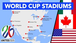 FIFA World Cup 2026 Stadiums [upl. by Phillipp466]