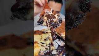 MUKBANG BURNT CHEESECAKE BROWNIE food mukbang asmreating burntcheesecake cheesecake brownie [upl. by Noicnecsa275]