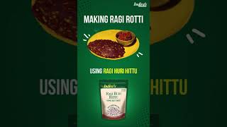 Making Ragi Roti  Ragi Huri Hittu  Indira Foods [upl. by Deloris]