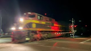 KCS 4185 West  CN A439 Mixed  CN Sprague Sub  Warroad Minnesota [upl. by Nollad572]