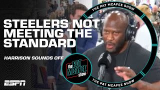 James Harrison BELIEVES the Steelers arent meeting the Pittsburgh standard 🗣️  The Pat McAfee Show [upl. by Brewster]