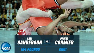 Cael Sanderson v Daniel Cormier NCAA title match at 184 pounds [upl. by Fafa]