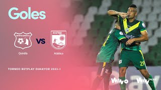 Deportes Quindío vs Atlético FC goles  Torneo BetPlay Dimayor 2023I  Fecha 11 [upl. by Worthy]