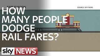 One In Four Admit To Dodging Train Fares [upl. by Nayra]