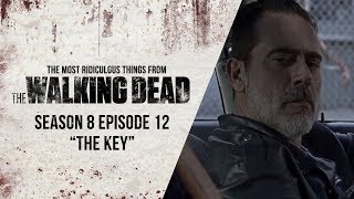 S08E12 quotThe Keyquot  The Most Ridiculous Things From The Walking Dead [upl. by Engamrahc]