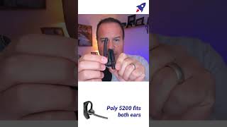 Can the Plantronics Voyager 5200 UC Be Worn on Both Ears shorts [upl. by Neyugn298]