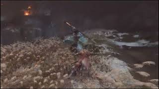 Sekiro Ressurections Sword Saint Issshin No Charm Demon Bell No HUD [upl. by Darton275]