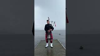 Loch Lomond in a storm scottishbagpipes scottish bagpipes [upl. by Jorgan341]