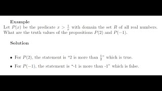 Example of Predicate with One Variable [upl. by Jaenicke823]