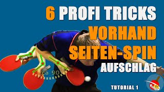 How to serve Tutorial  Tischtennis Vorhand SeitenSpin Aufschlag [upl. by Daniele]