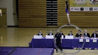 World Championships in Gymwheel 2016 Team Final Israel Inbar Armoni Vault [upl. by Ardnasil]