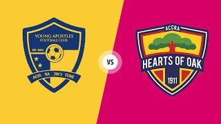 Young Apostles vs Hearts of Oak  live Streaming Today [upl. by Nnylyrehc]