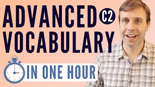 Advanced Vocabulary in 60 Minutes Precise words you need to know [upl. by Nylirret]