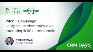 Universign  La signature électronique en toute simplicité et conformité [upl. by Ainel]