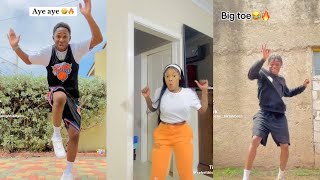 Big Toe Tiktok Challenge By RebelAckeemKakahighflames amp Others [upl. by Ylrac589]