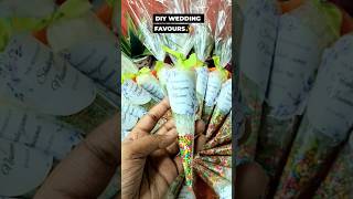 DIY WEDDING FAVOURS🌿🌸✨ diy shorts trending diycrafts wedding song bollywood youtubeshorts [upl. by Schindler343]