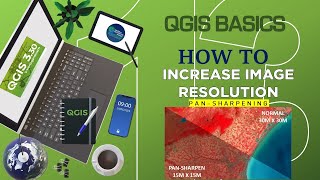 How to pansharp satellite images in QGIS  qgis Basics Class 13 [upl. by Flagler845]