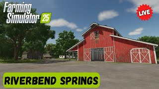 Explorando o mapa Americano  Riverbend Springs  Farming Simulator 25 [upl. by Clyve]