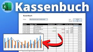 Excel Kassenbuch Vorlage  Kassenbuch selbst erstellen Mehrwertsteuer Diagramm Erklärung [upl. by Frederic]