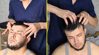 ASMR Face and Head Massage for Relaxing [upl. by Trebmer]