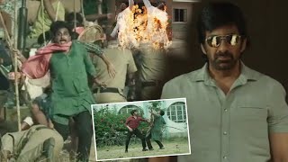 Ravi Teja Latest Movie Mass Action Scene  Maa Cinemalu [upl. by Lered]