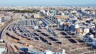 20240409 1502 阪急電車 神戸線 西宮車庫 西宮北口 鉄道基地 ライブカメラ 5 入庫 出庫 発着 風景 運行状況 名神高速 [upl. by Eineeuq]